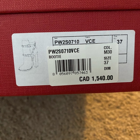 Authentic VALENTINO booties, navy, size 37 - Picture 4 of 16